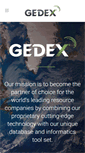 Mobile Screenshot of gedex.com