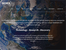 Tablet Screenshot of gedex.com